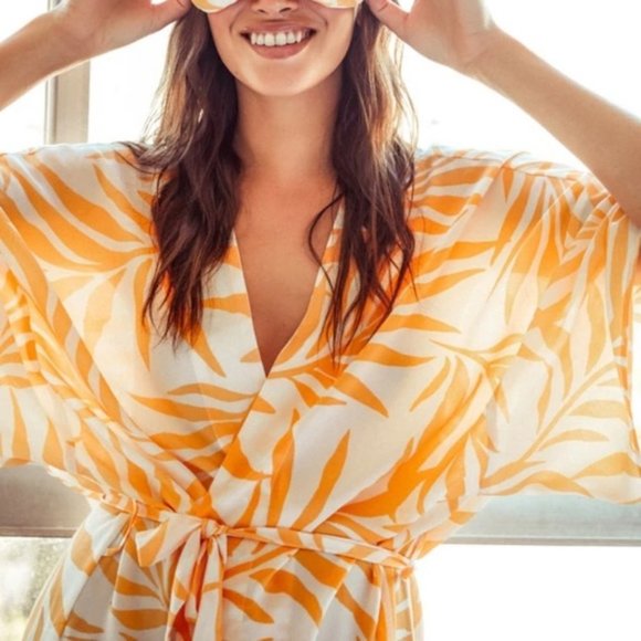 Maison Du Soir Kimono Bathrobe XS/S - Picture 1 of 9